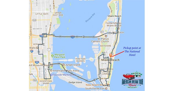 Tourist Map Of South Beach Miami : Hotel In Miami Beach Florida ...